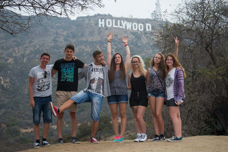 ...and later toured Hollywood and Universal Studios.